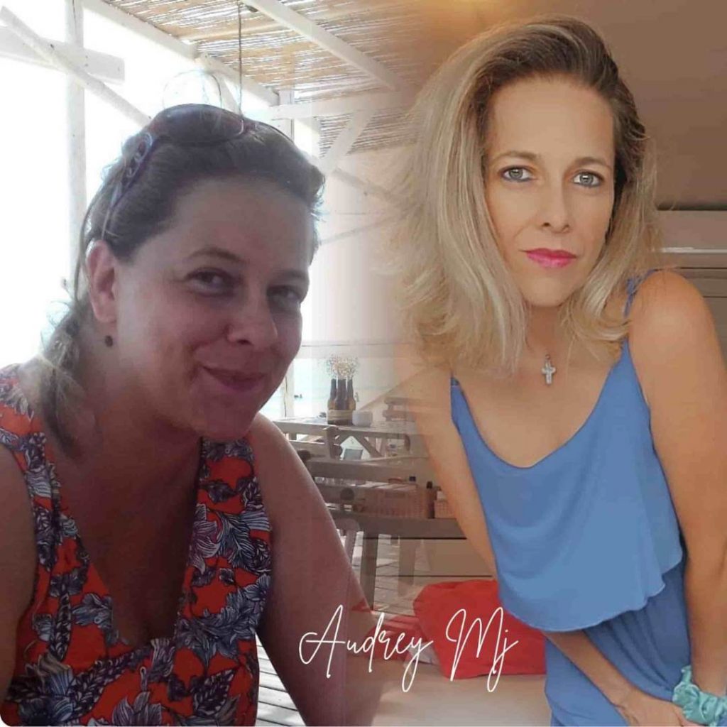 Transformacion de la coach de ayuno intermitente Audrey MJ 