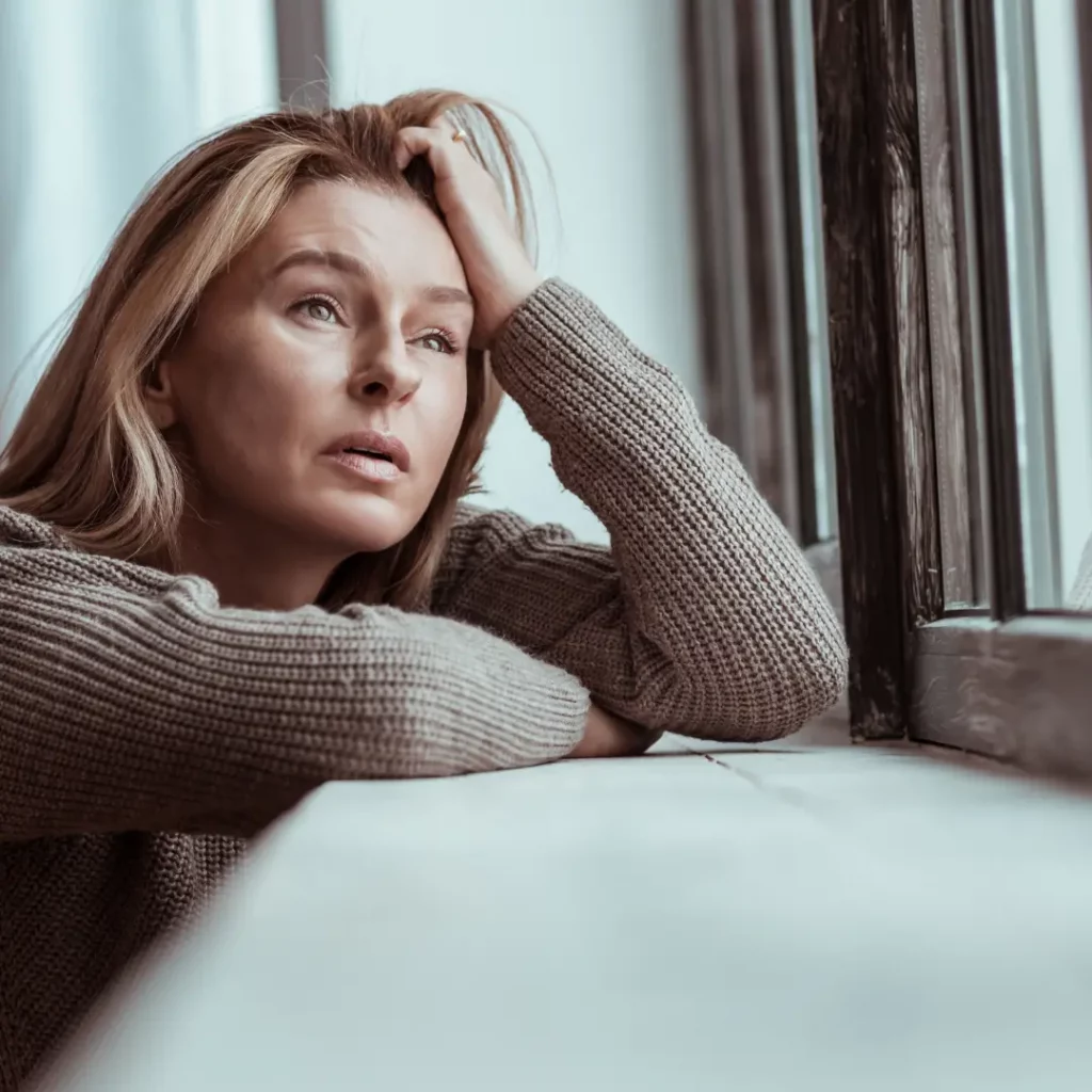 Mujer triste  Cuando aparecen demasiadas dudas